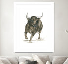 Charging Bull Power by Isabelle Brent on GIANT ART - 4885 illustration
