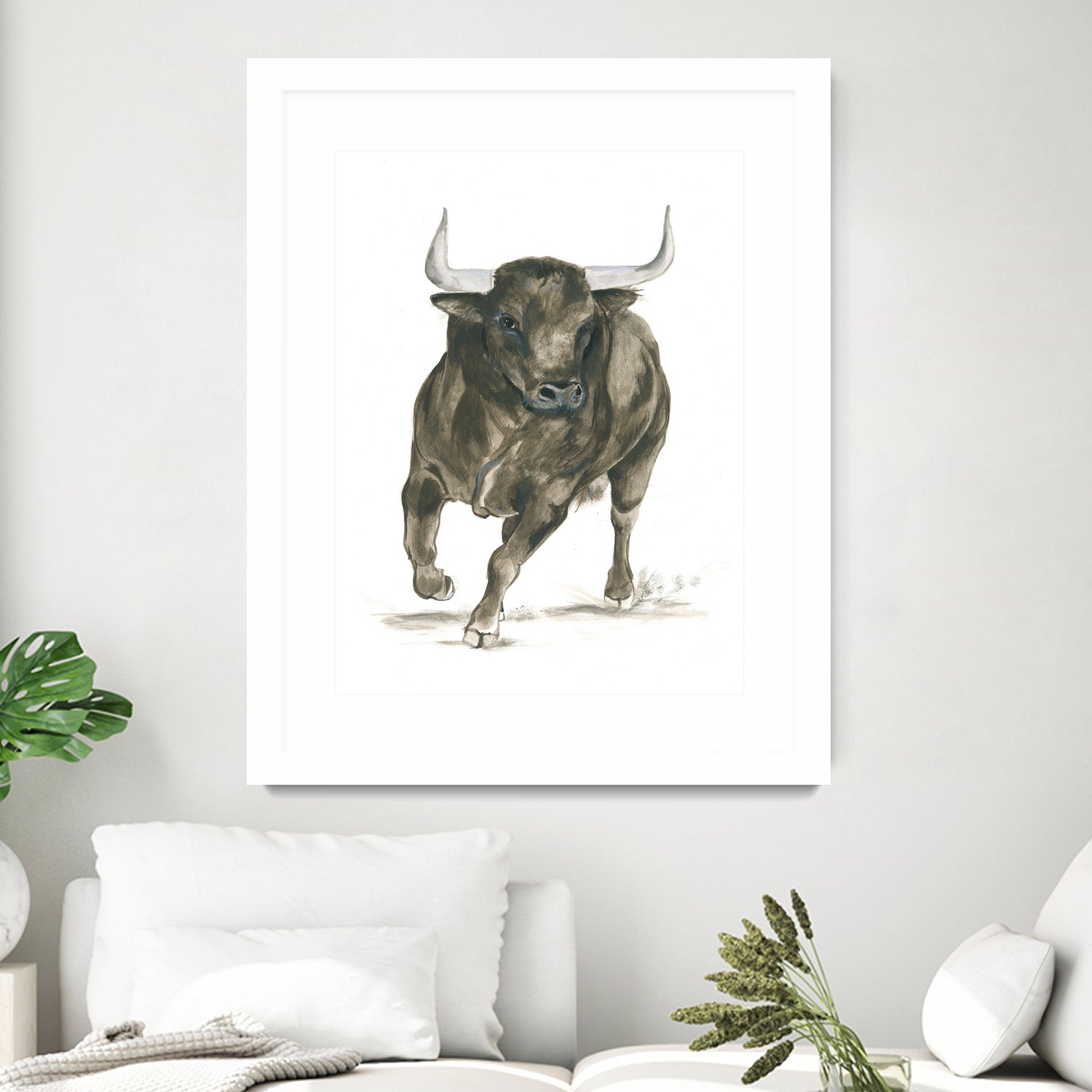 Charging Bull Power by Isabelle Brent on GIANT ART - 4885 illustration