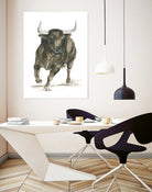 Charging Bull Power by Isabelle Brent on GIANT ART - 4885 illustration