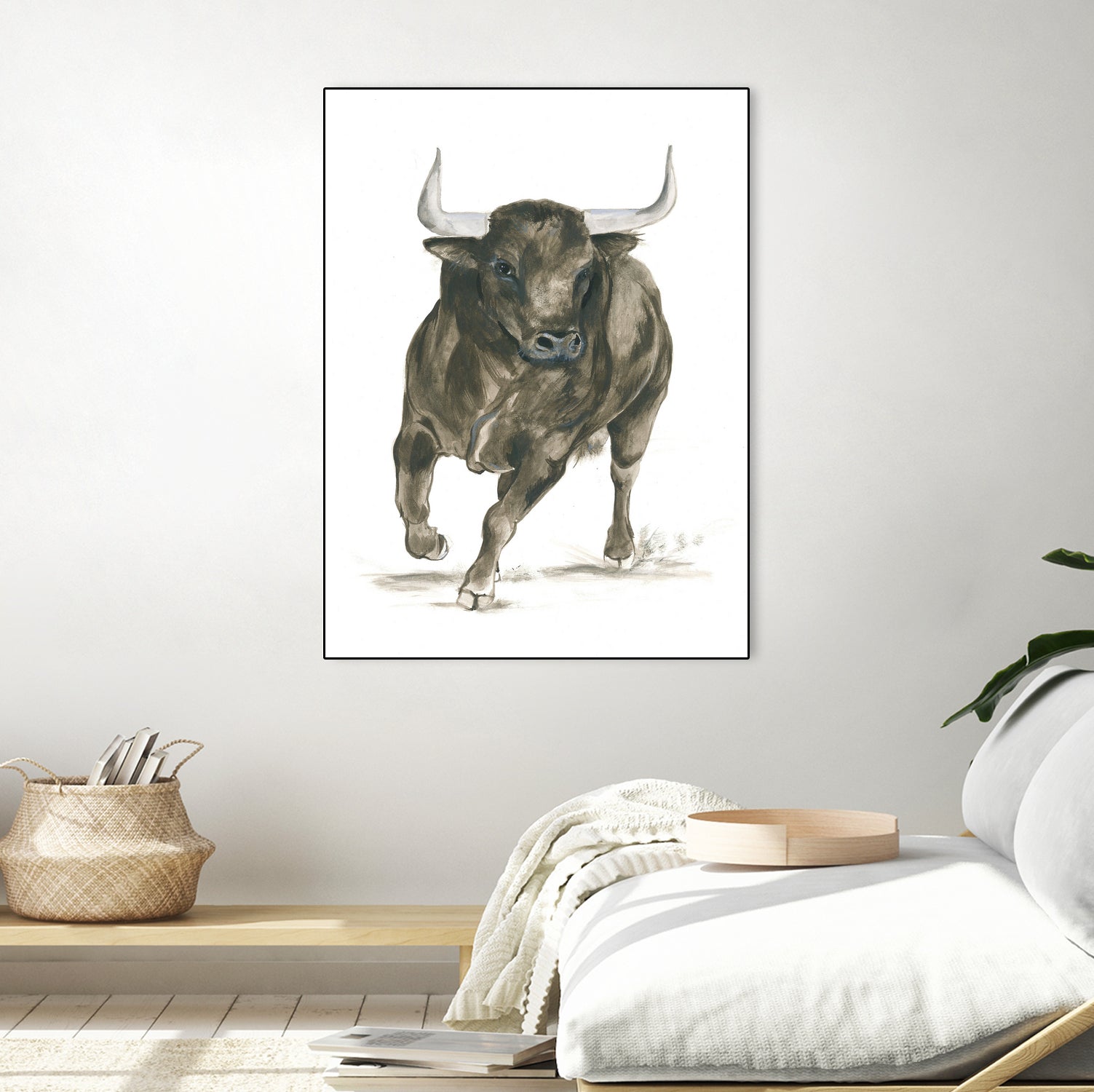 Charging Bull Power by Isabelle Brent on GIANT ART - 4885 illustration