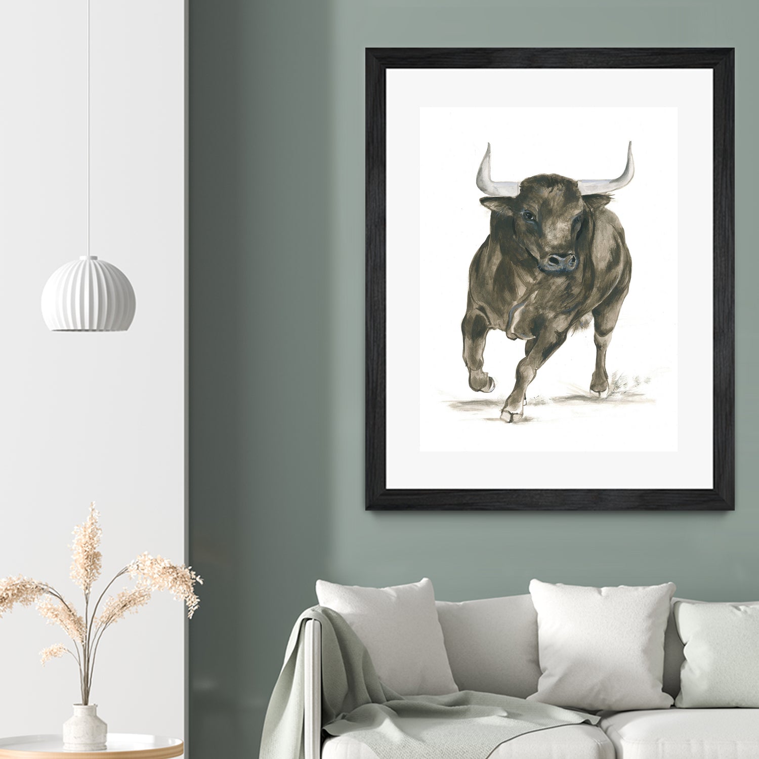 Charging Bull Power by Isabelle Brent on GIANT ART - 4885 illustration