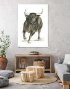 Charging Bull Power by Isabelle Brent on GIANT ART - 4885 illustration