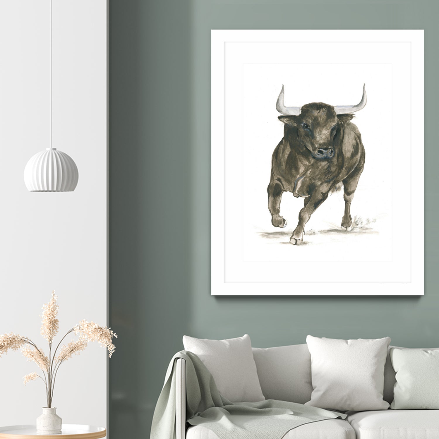 Charging Bull Power by Isabelle Brent on GIANT ART - 4885 illustration