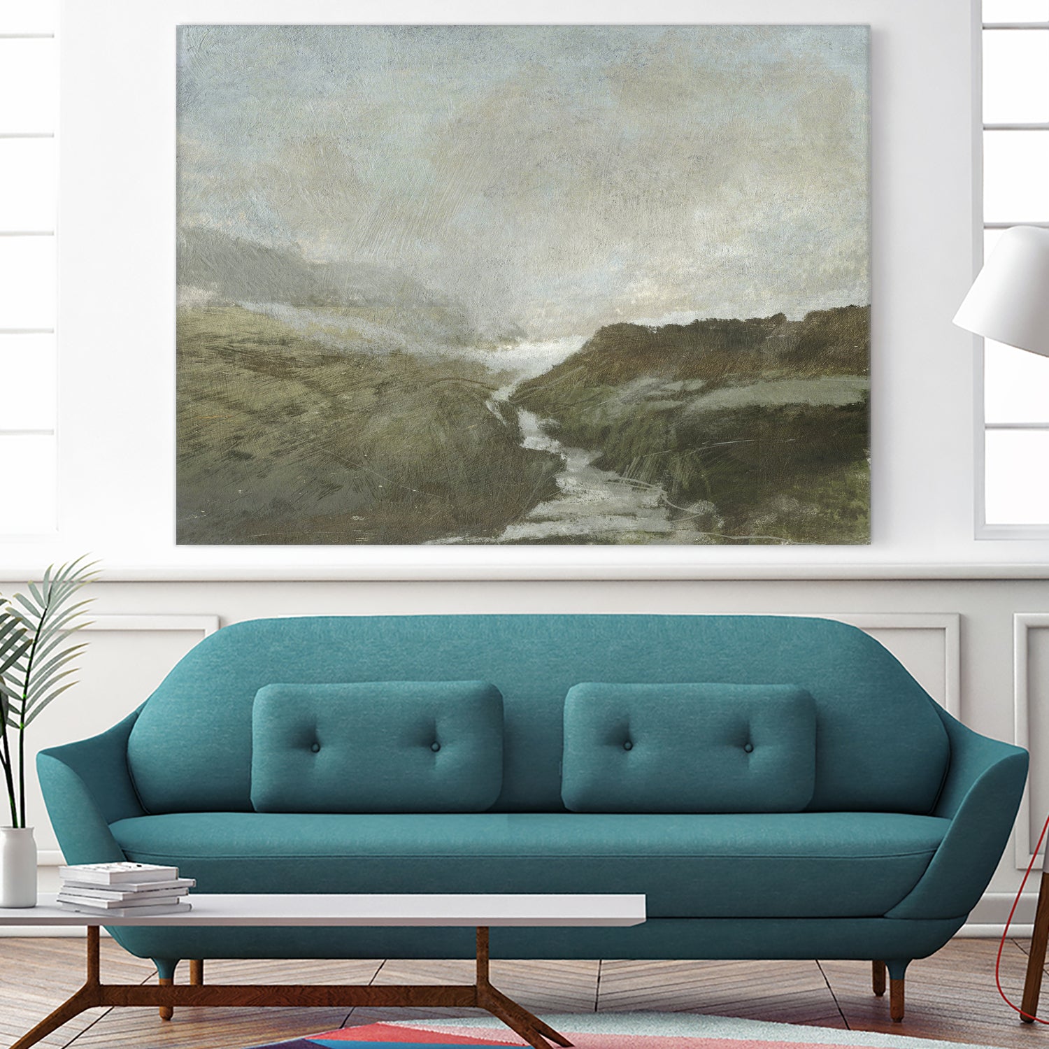 Highland Brook by Dan Hobday on GIANT ART - nature and landscapes painting