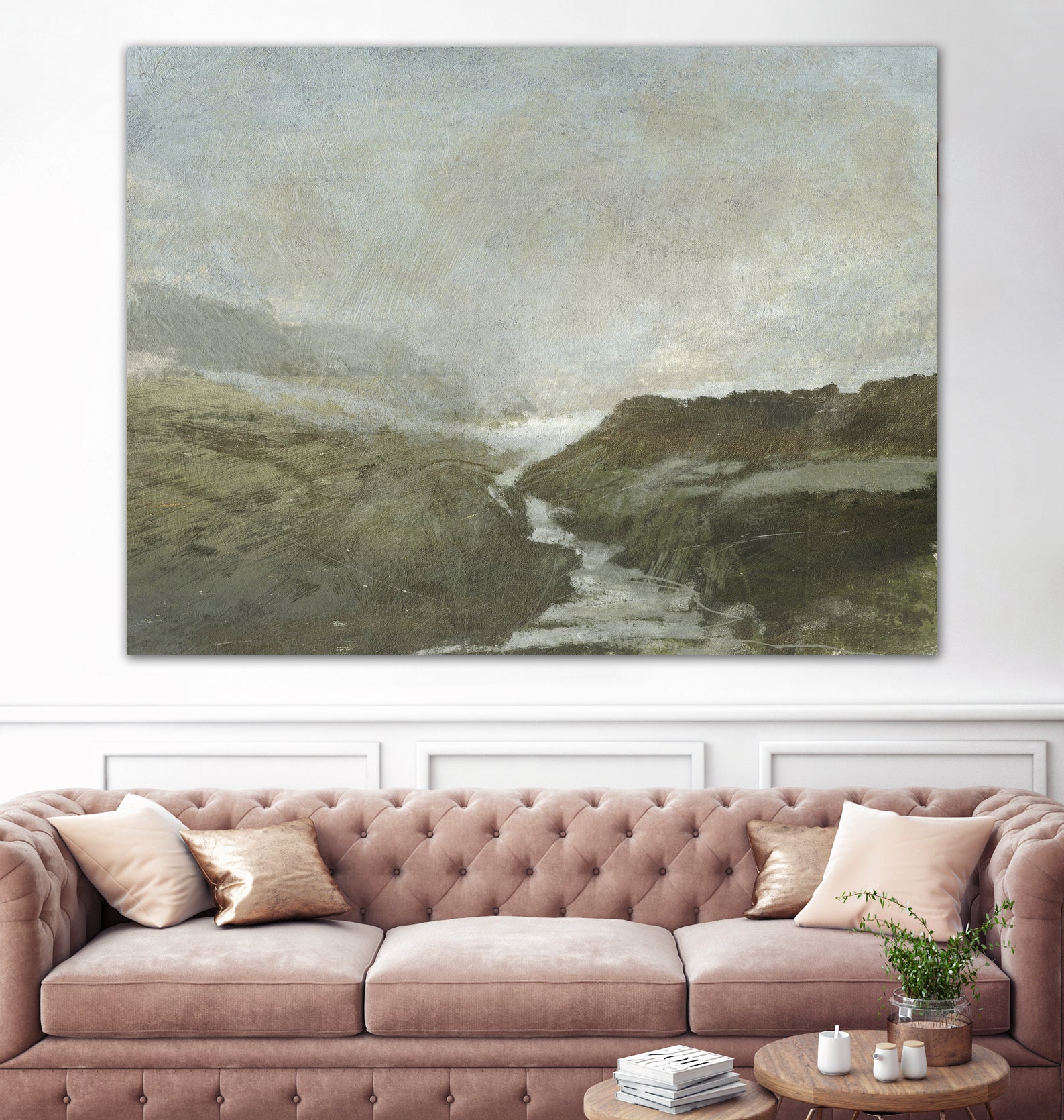 Highland Brook by Dan Hobday on GIANT ART - nature and landscapes painting