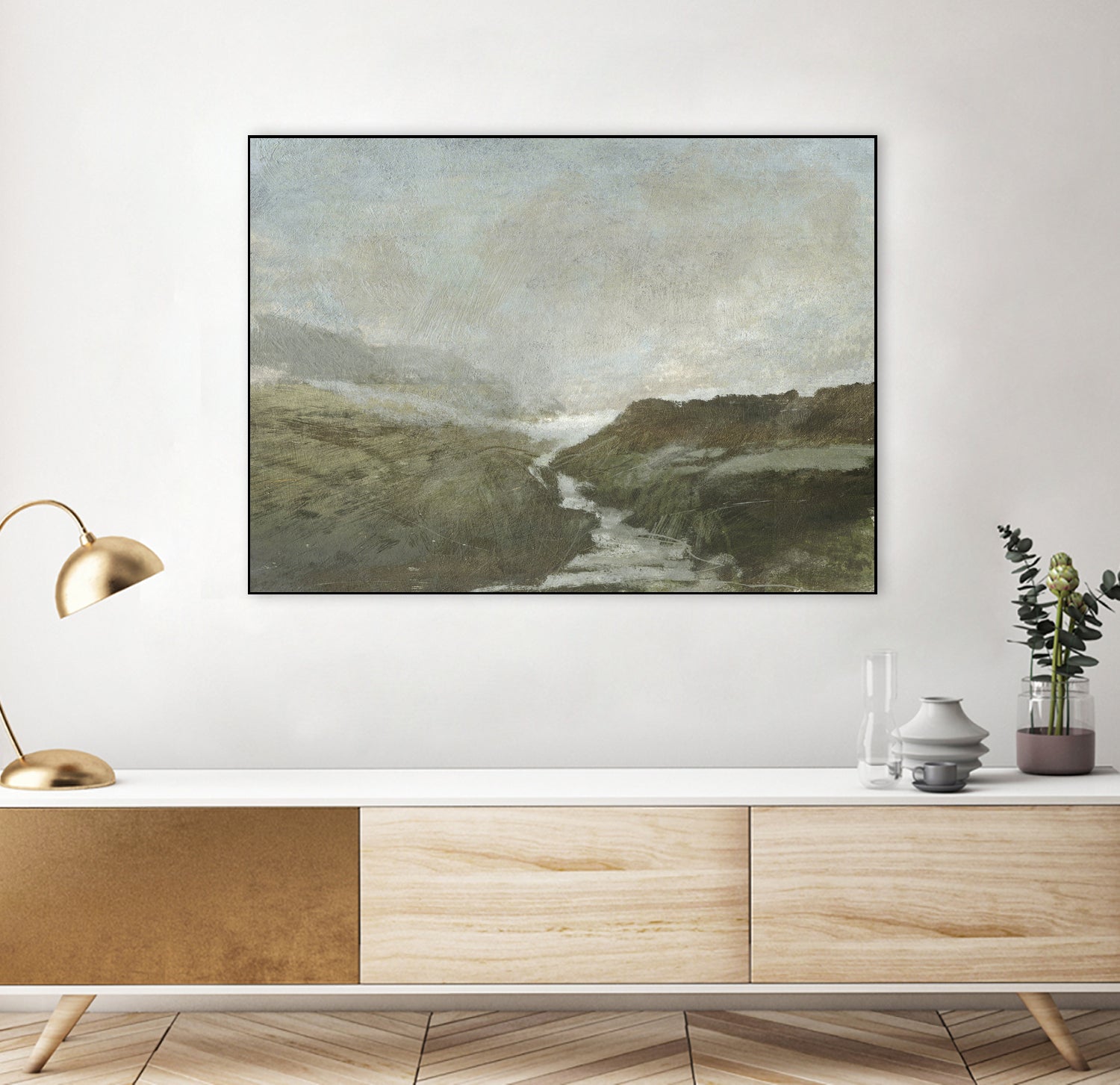 Highland Brook by Dan Hobday on GIANT ART - nature and landscapes painting