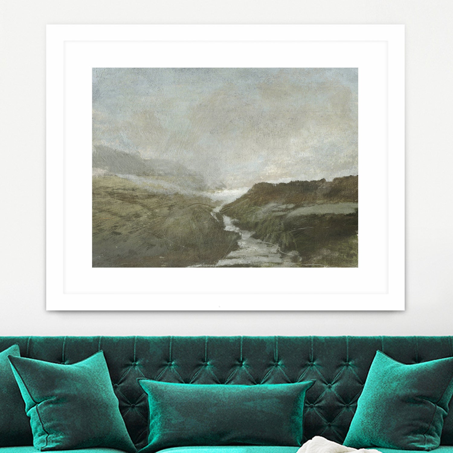 Highland Brook by Dan Hobday on GIANT ART - nature and landscapes painting