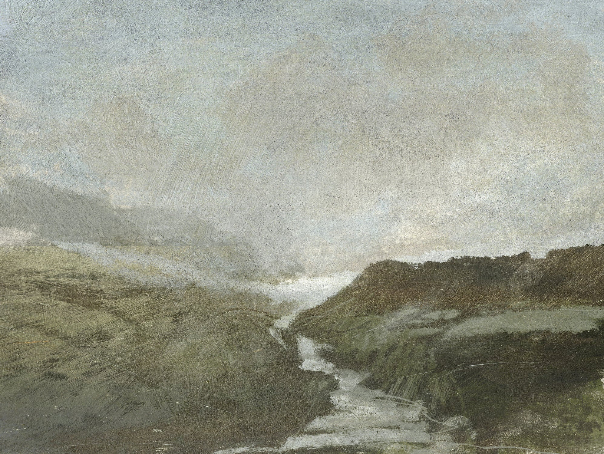 Highland Brook by Dan Hobday on GIANT ART - nature and landscapes painting