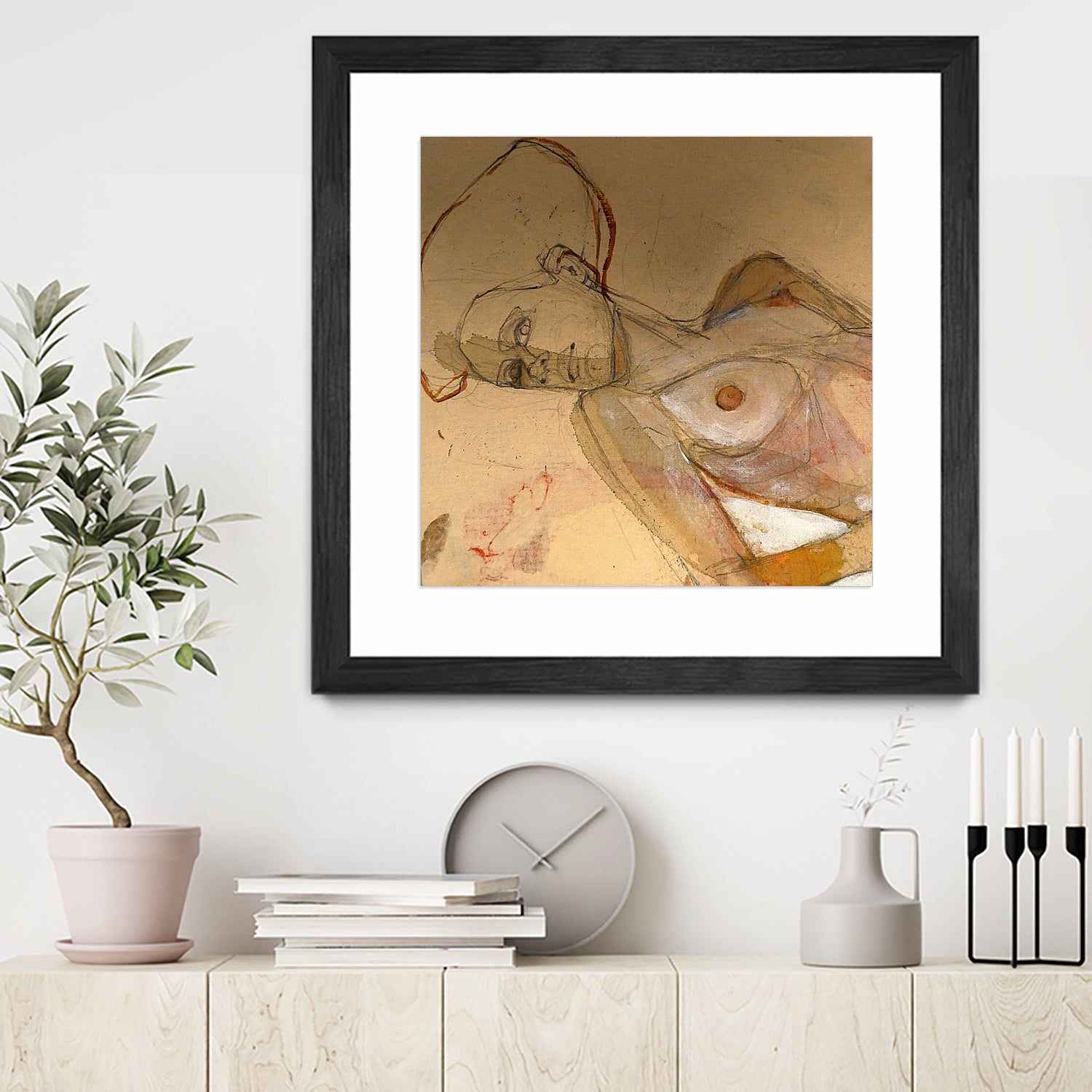 Egon Schiele Tribute by Doris Schmitz on GIANT ART - 3393 illustration