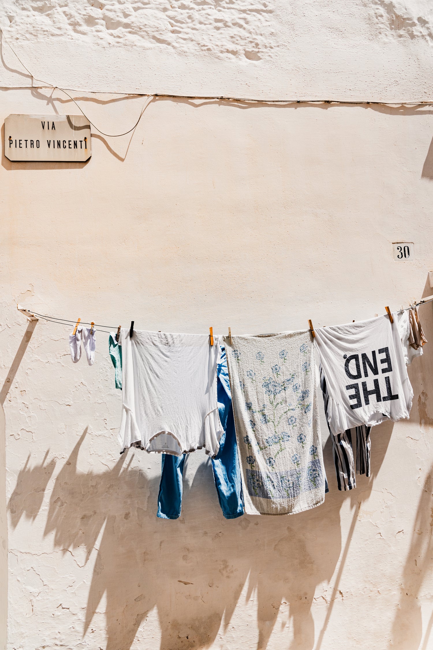 Laundry at the wall by Photolovers on GIANT ART - 