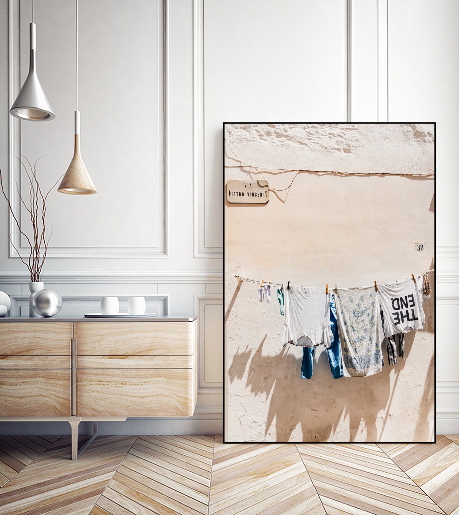 Laundry at the wall by Photolovers on GIANT ART - 