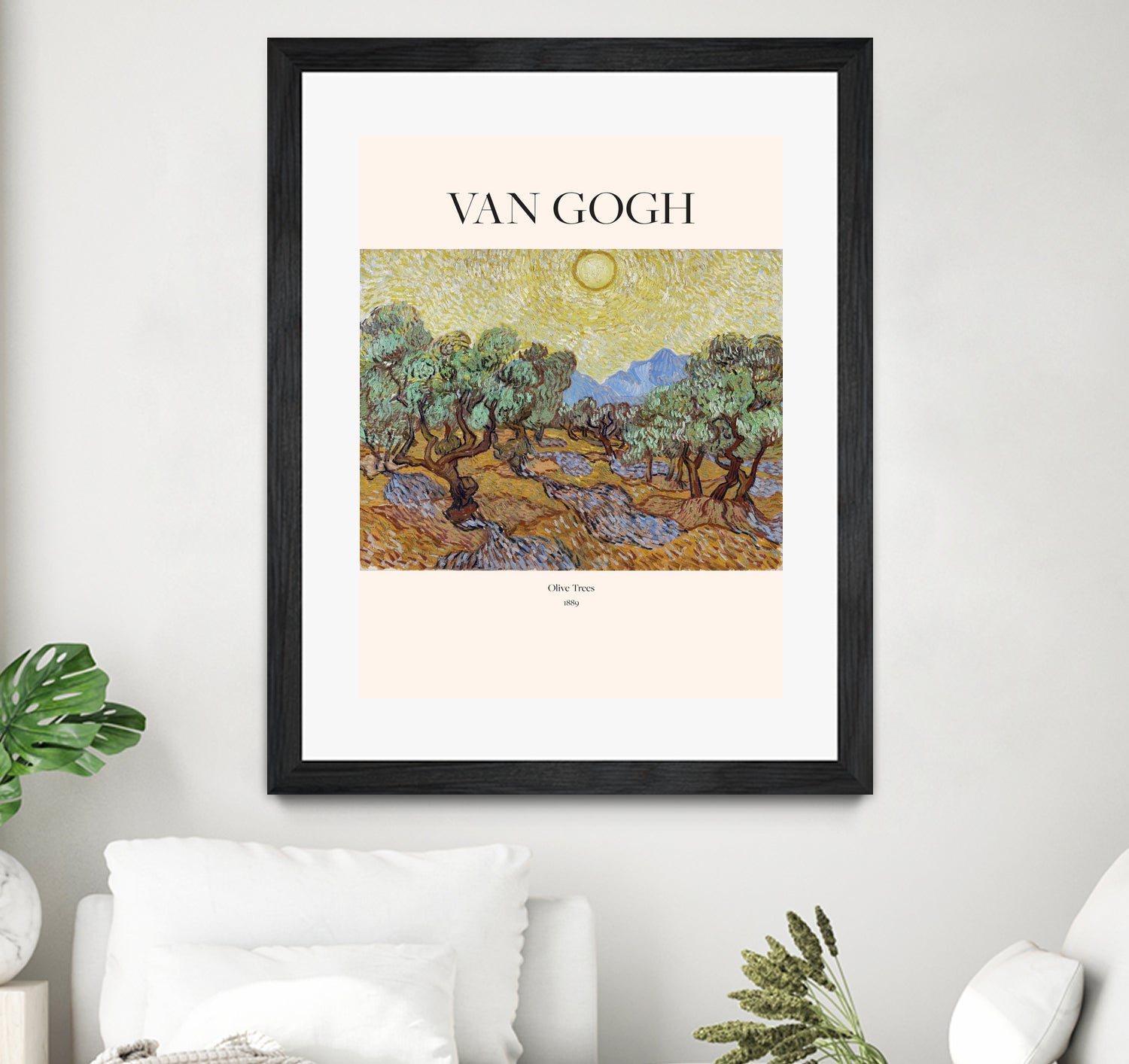 Olive Trees (1889) - Art Print by Vincent Van Gogh | GIANT ART