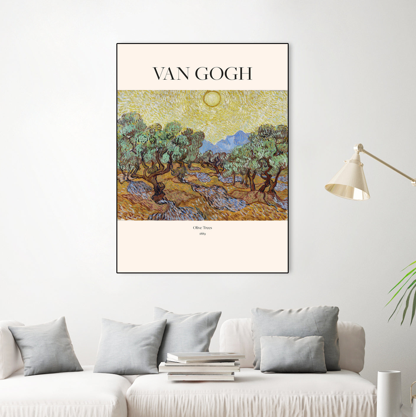 Olive Trees (1889) - Art Print by Vincent Van Gogh | GIANT ART