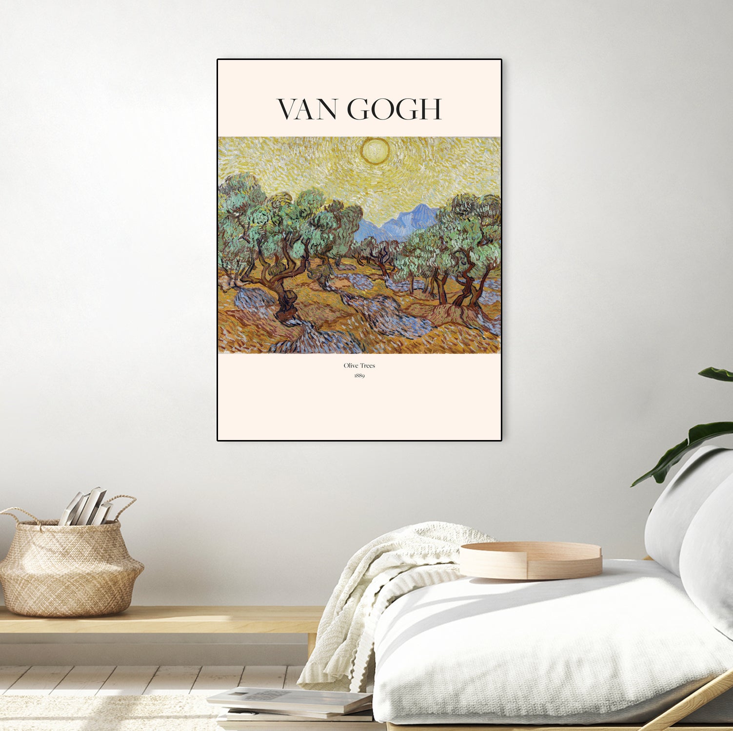 Olive Trees (1889) - Art Print by Vincent Van Gogh | GIANT ART