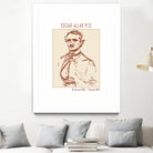 Vintage Poe Portrait by Doa Project on GIANT ART - 3000 illustration