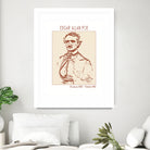 Vintage Poe Portrait by Doa Project on GIANT ART - 3000 illustration