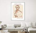Vintage Poe Portrait by Doa Project on GIANT ART - 3000 illustration