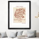 Golden Blooms by Doa Project on GIANT ART - 3000 illustration