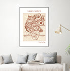 Golden Blooms by Doa Project on GIANT ART - 3000 illustration