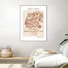 Golden Blooms by Doa Project on GIANT ART - 3000 illustration