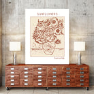 Golden Blooms by Doa Project on GIANT ART - 3000 illustration