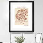 Golden Blooms by Doa Project on GIANT ART - 3000 illustration