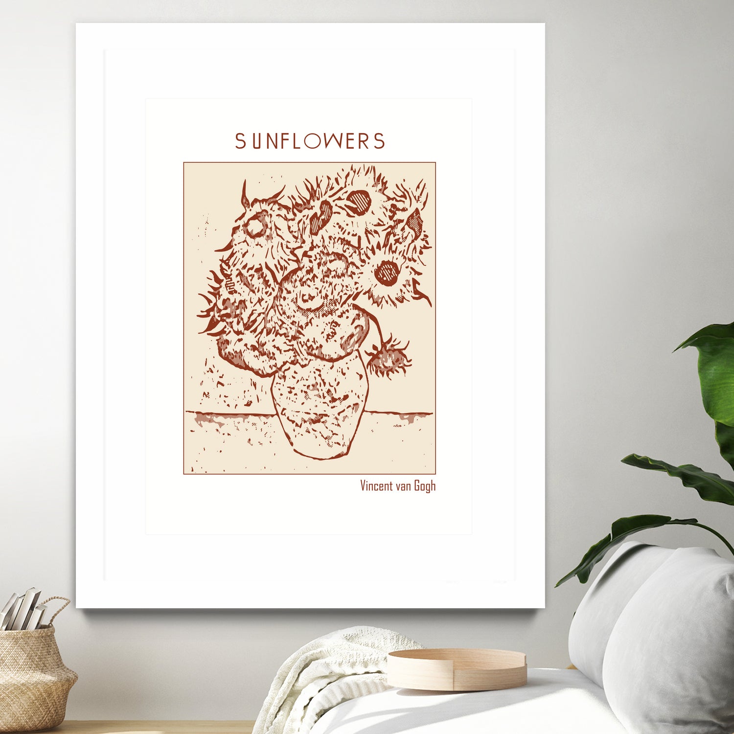 Golden Blooms by Doa Project on GIANT ART - 3000 illustration