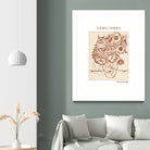 Golden Blooms by Doa Project on GIANT ART - 3000 illustration