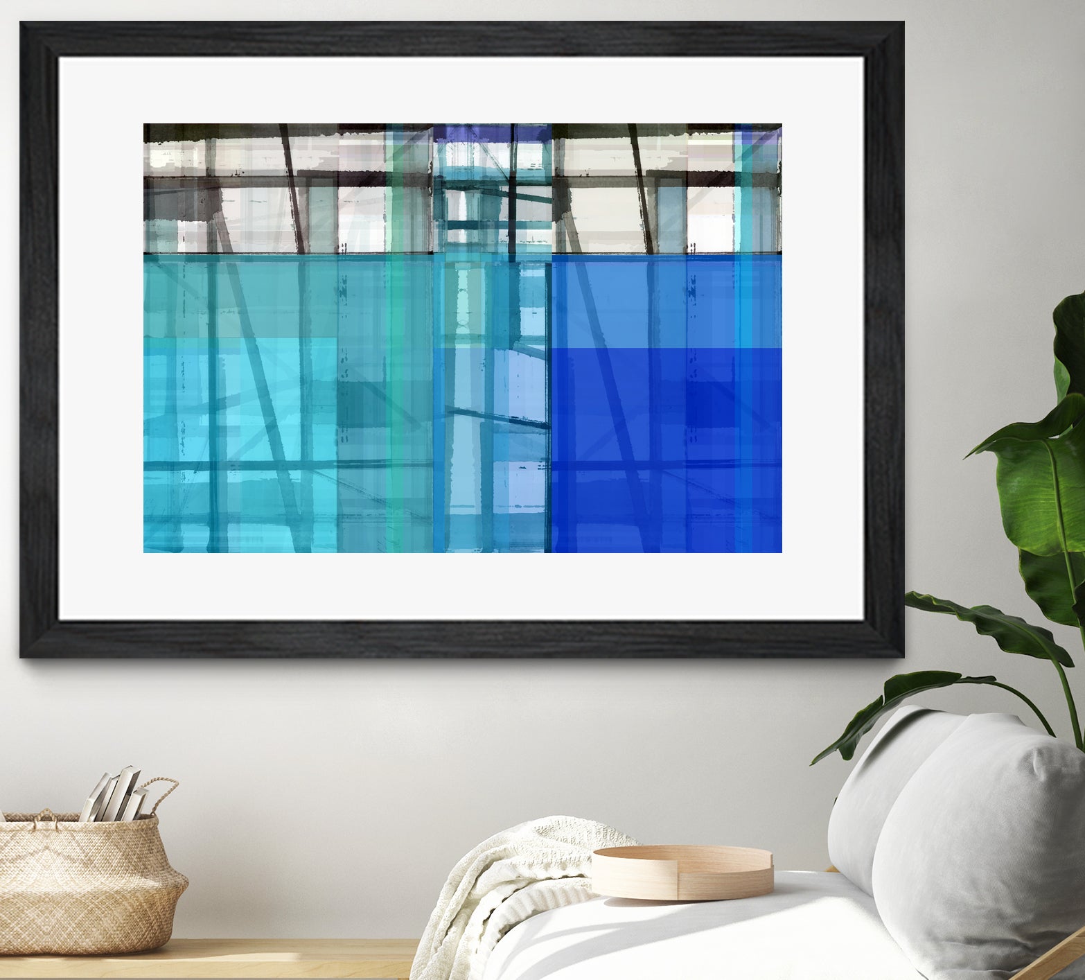Living By The Ocean 1 by Cartissi on GIANT ART - blue abstract