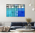 Living By The Ocean 1 by Cartissi on GIANT ART - blue abstract