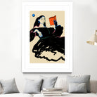 Midnight Reading by Sandra Poliakov  on GIANT ART - figurative drawing,illustration,sketch,human face,painting,art,clipart,cartoon,woman,black dress,reading,book worm,reader,colourful ,pastell,relaxed,calm,mindful,slow living,moon,night,feminine,girl power,home decor ,maximalist,graphic,painted,paint,painterly,person,people,still,serene,peace,peaceful,tranquil,tranquilitiy,stillness,harmony,sky