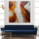 Fiery Orange And Red Hues by Alpenglow Workshop on GIANT ART - abstract abstract art