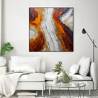 Fiery Orange And Red Hues by Alpenglow Workshop on GIANT ART - abstract abstract art
