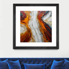 Fiery Orange And Red Hues by Alpenglow Workshop on GIANT ART - abstract abstract art