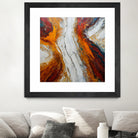 Fiery Orange And Red Hues by Alpenglow Workshop on GIANT ART - abstract abstract art
