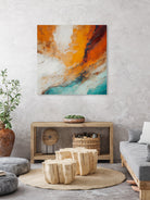 Fiery Horizon Burst by Alpenglow Workshop on GIANT ART - abstract abstract art