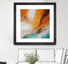 Fiery Horizon Burst by Alpenglow Workshop on GIANT ART - abstract abstract art