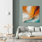 Fiery Horizon Burst by Alpenglow Workshop on GIANT ART - abstract abstract art