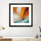 Fiery Horizon Burst by Alpenglow Workshop on GIANT ART - abstract abstract art
