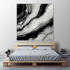 Monochrome Waves by Alpenglow Workshop on GIANT ART - 12000 illustration