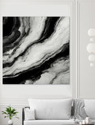 Monochrome Waves by Alpenglow Workshop on GIANT ART - 12000 illustration