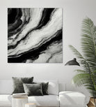 Monochrome Waves by Alpenglow Workshop on GIANT ART - 12000 illustration