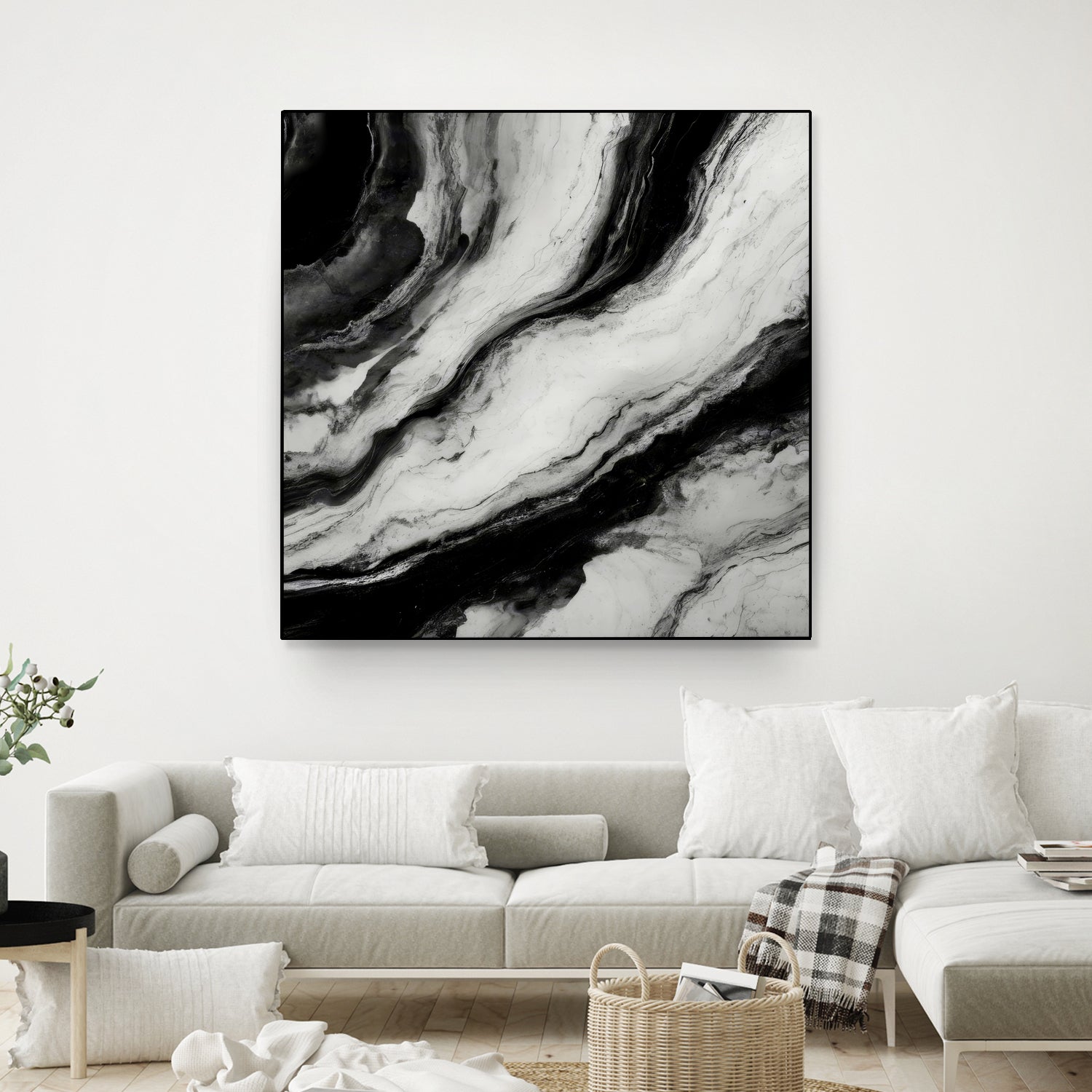 Monochrome Waves by Alpenglow Workshop on GIANT ART - 12000 illustration
