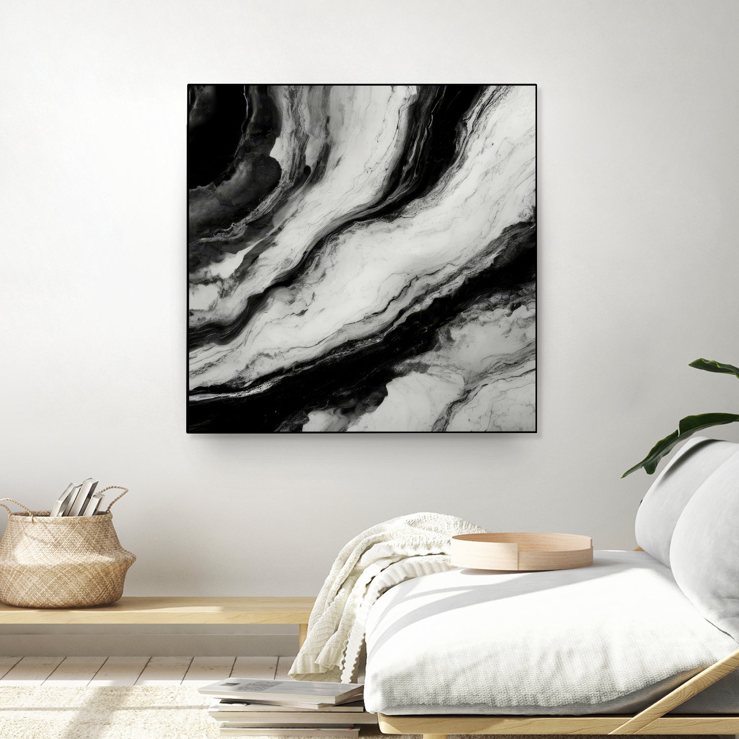 Monochrome Waves by Alpenglow Workshop on GIANT ART - 12000 illustration