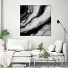 Monochrome Waves by Alpenglow Workshop on GIANT ART - 12000 illustration