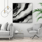 Monochrome Waves by Alpenglow Workshop on GIANT ART - 12000 illustration