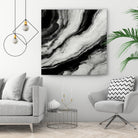 Monochrome Waves by Alpenglow Workshop on GIANT ART - 12000 illustration