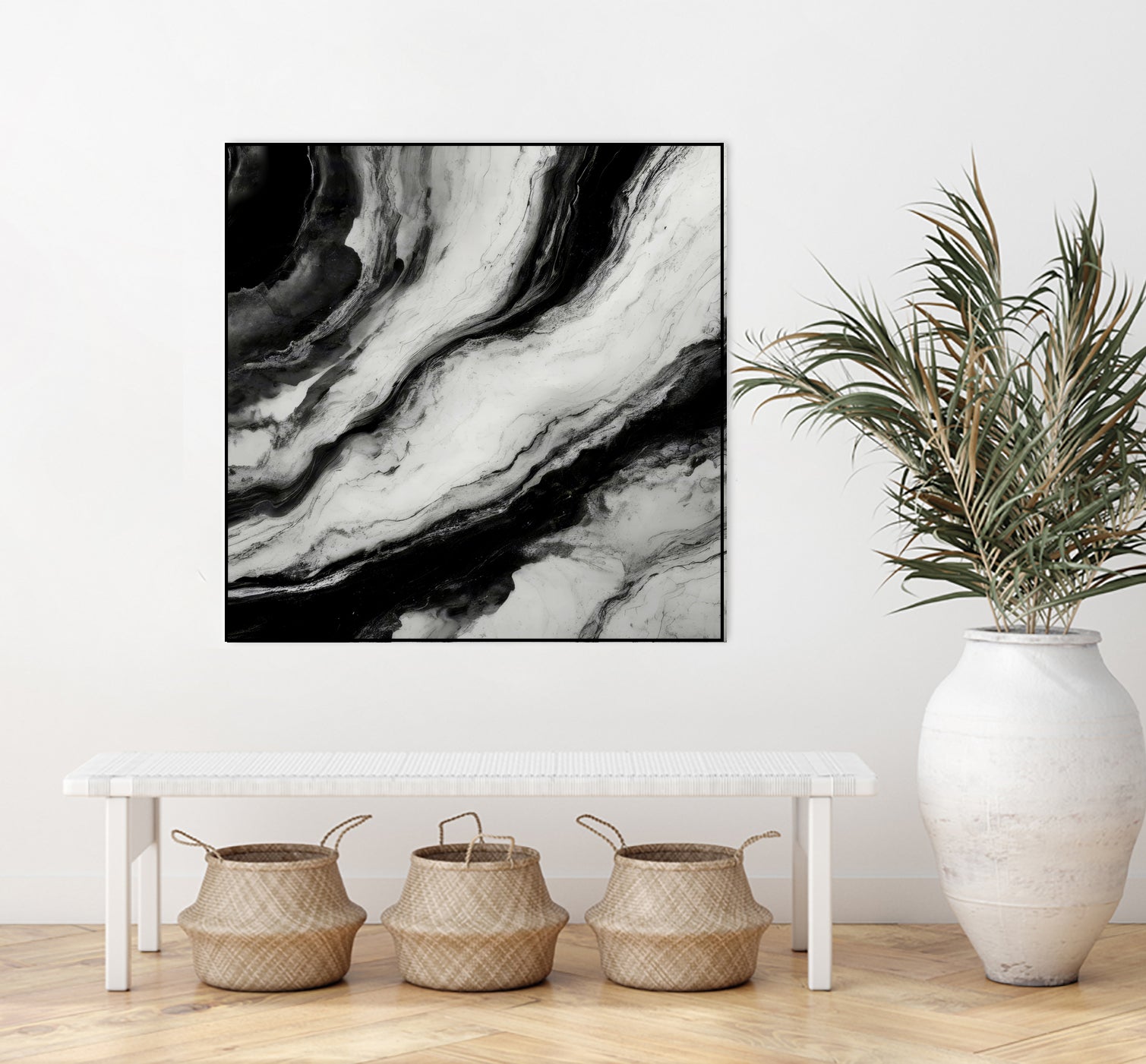 Monochrome Waves by Alpenglow Workshop on GIANT ART - 12000 illustration