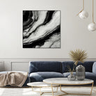 Monochrome Waves by Alpenglow Workshop on GIANT ART - 12000 illustration