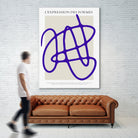 SIGNATURE ABSTRAITE by RS LAB STUDIO on GIANT ART - line art bicycle